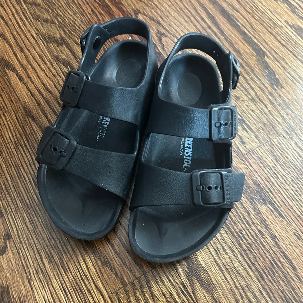 Almost New Kids Black Birkenstocks